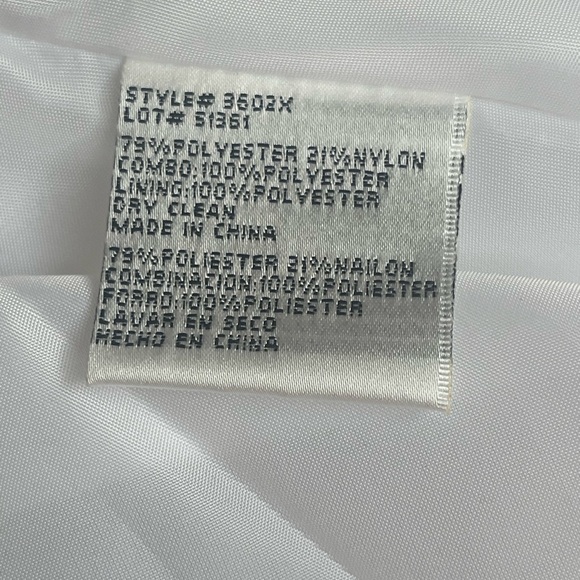 New Xscape Nordstrom Dress Size 0 white pink floral fit&flare open back - Picture 11 of 16